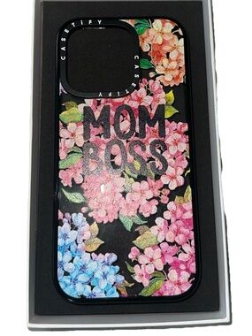 2 CASETIFY CASES for 16 PRO MOM BOSS Floral & CASETIFY Mirror Phone Case